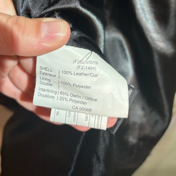 Black Leather button down oversized Shacket coat men’sXXL - Hailey Bieber inspo - Picture 4 of 10